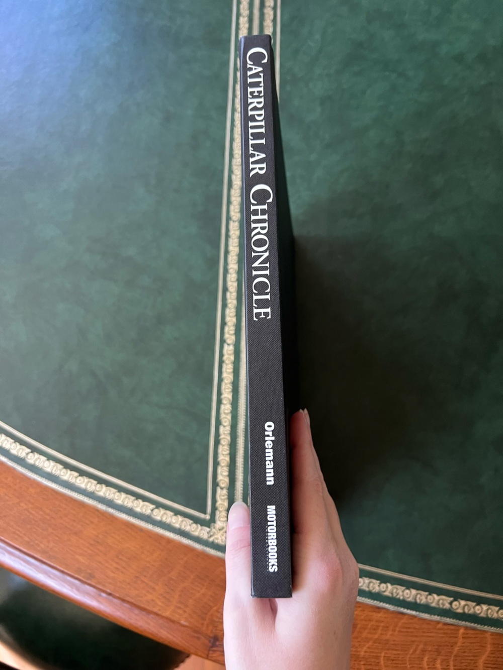 Hardcover Tractor Book Caterpillar Chronicle by author Orlemann